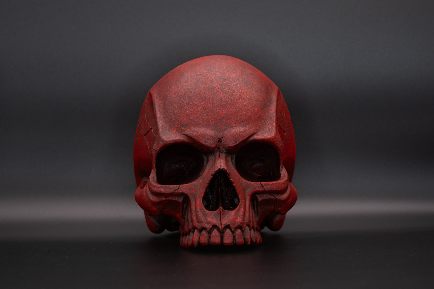 Angry Skull "Blood Red"