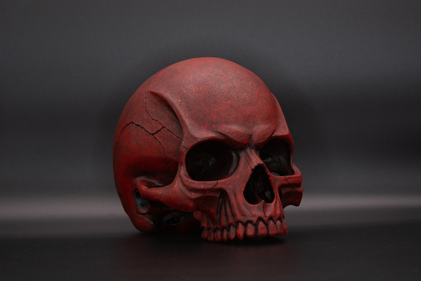 Angry Skull "Blood Red"