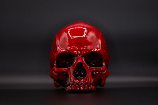 Angry Skull "Flayed Red"