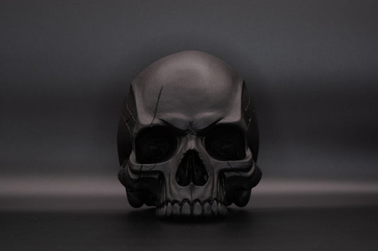 #202 Angry Skull "Matte Black"